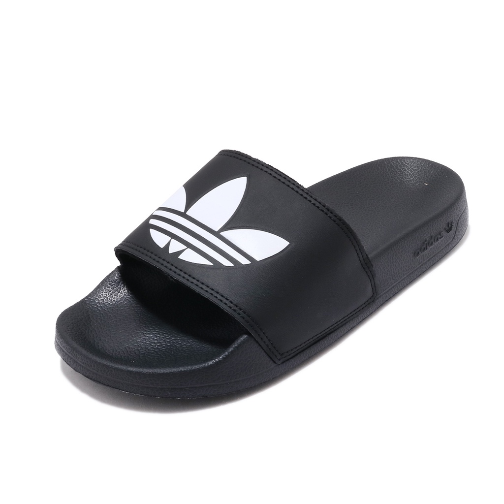 adidas 拖鞋 Adilette Lite 黑 白 Log 三葉草 男女鞋 全尺寸 愛迪達 【ACS】 FU8298