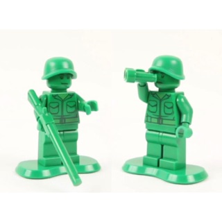 LEGO 樂高 7595 綠兵 含綠底座 含綠長槍 含綠望遠鏡 全新品 ,( 玩具總動員 迪士尼 30071 )