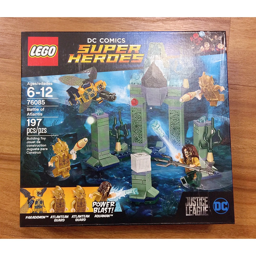 -南港97- 美版 樂高 LEGO 76085 超級英雄 亞特蘭提斯之戰 水行俠 天啟魔
