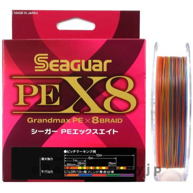 【原 民辰商行】SEAGUAR 漁業 X8 8股 五色 PE線 300m 釣線