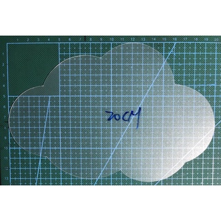 膠板賣場-雲朵造型幼稚園造型手帕/安撫巾/口水巾/安撫娃娃/PP膠板/厚度0.4mm霧面PP膠板