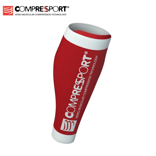 【Compressport】瑞士Compressport機能壓縮–R2V2小腿套 -紅色(30030303)