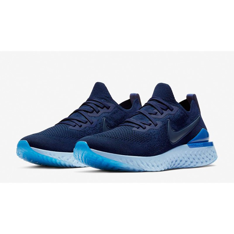 nike epic react flyknit navy blue