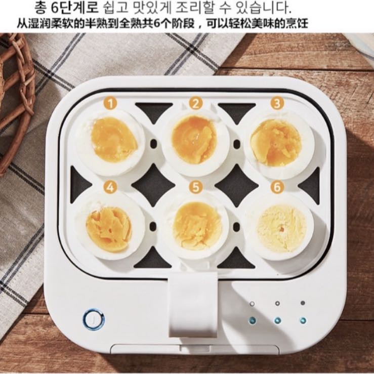 ~熱銷~新款韓國代購jenniferoom進口白色煮蛋器全自動小型溏心全熟早餐神器