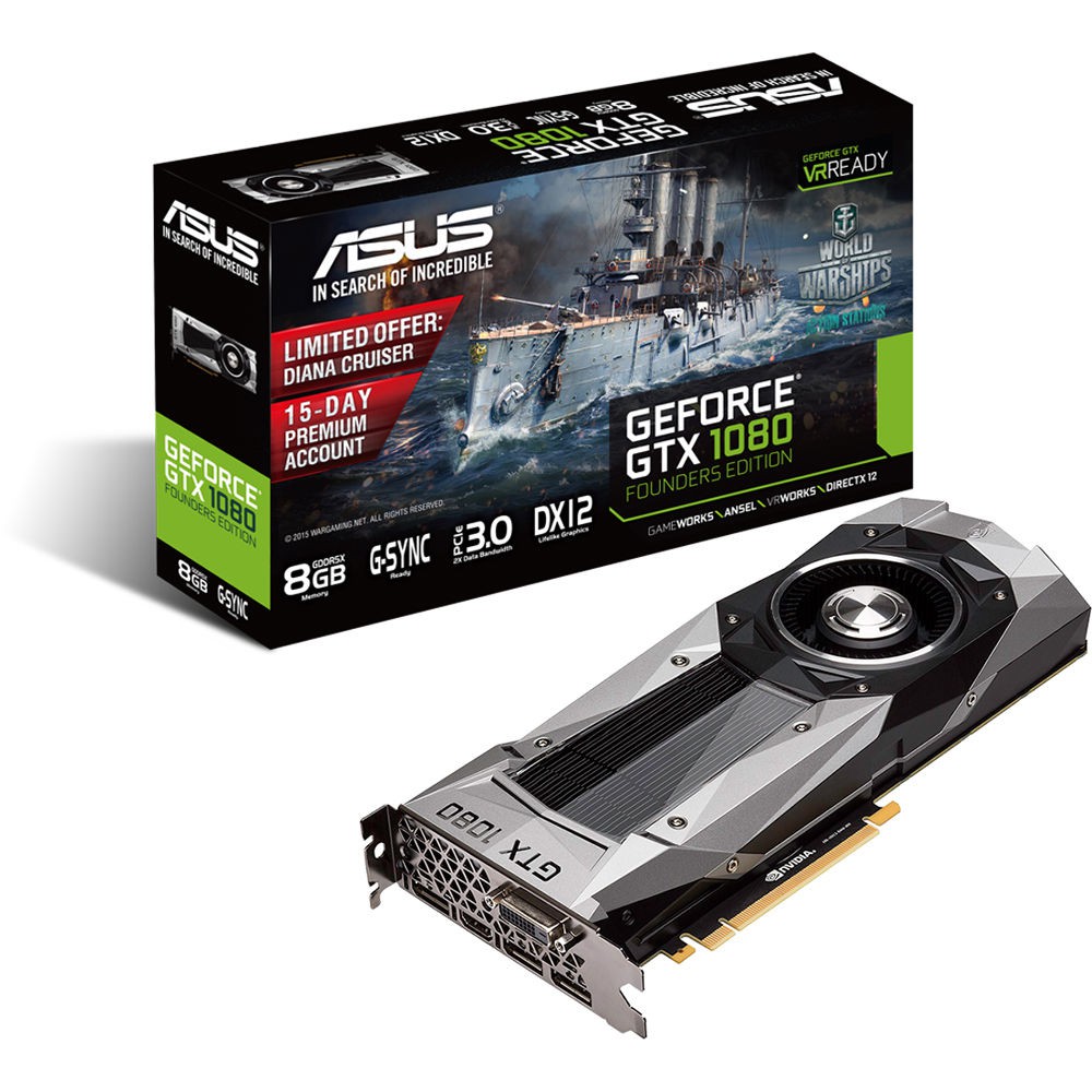 ASUS GTX 1080 創始/公版/FOUNDERS EDITION/FE/Nvidia