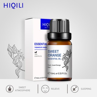 【HiQiLi】會七里甜橙10ml香薰加濕器專用室內家用100%純植物提取按摩單方精油
