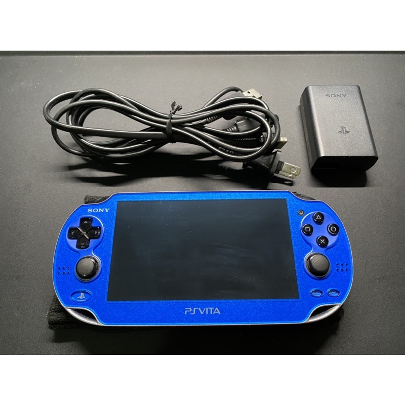 PS Vita 寶石藍 PCH-1000 OLED 螢幕 永久改機 3.65 變革+128G
