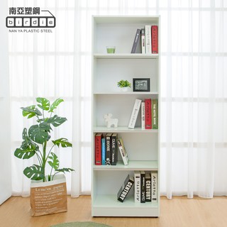 【Birdie南亞塑鋼】2尺5格開放展示收納書櫃 (20G7SD01416627)