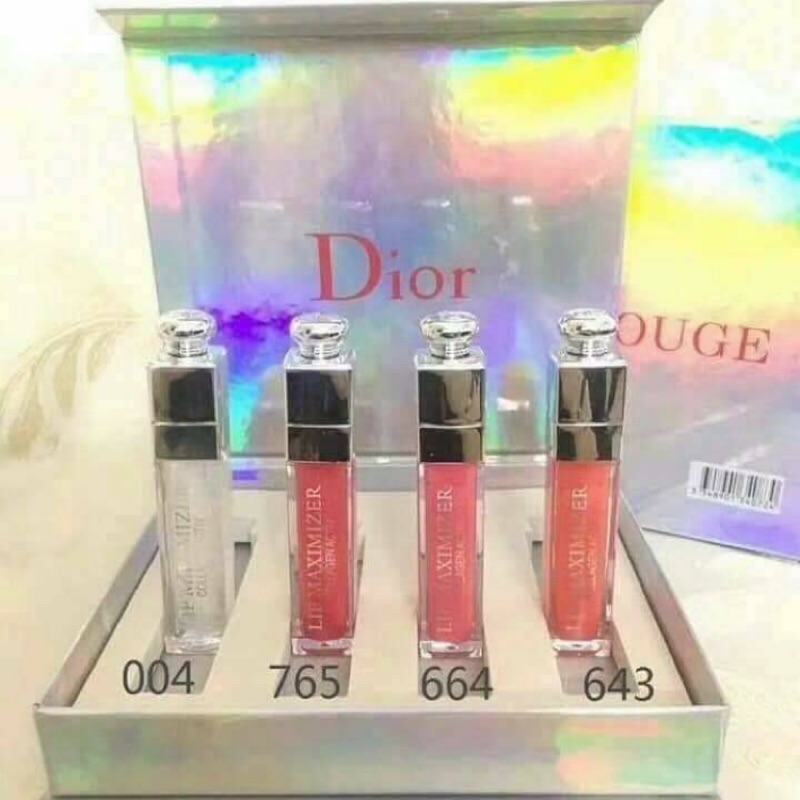 迪奧Dior唇蜜四件禮盒組附提袋