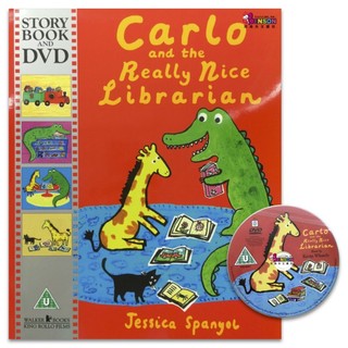 [邦森外文書] Carlo and the Really Nice Librarian (平裝書＋DVD)