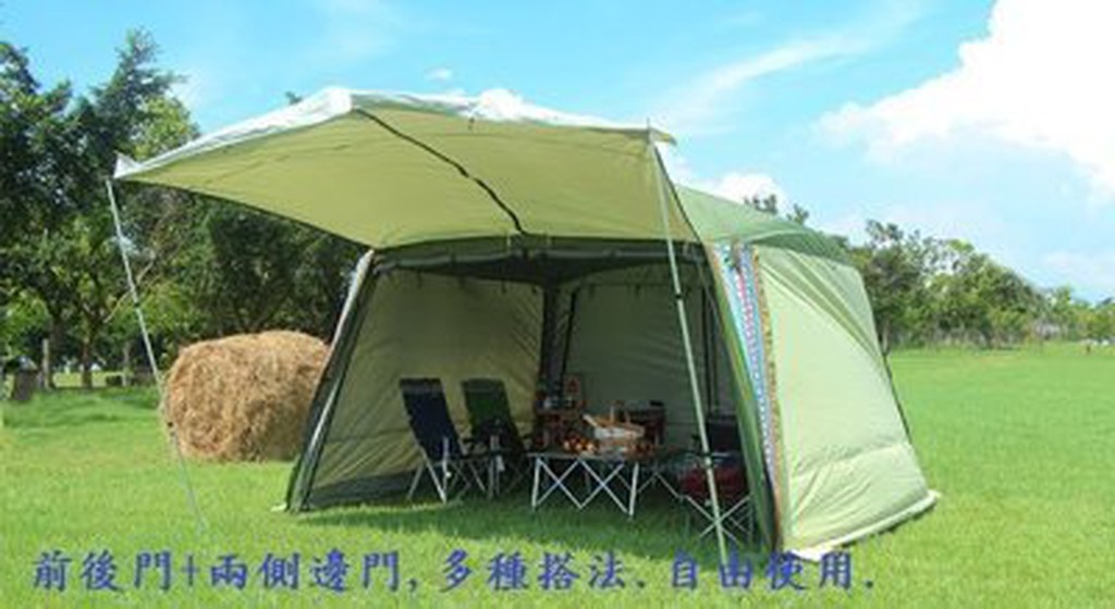 野樂 Camping ACE 大巨蛋客廳帳-外帳(免運優惠中.限宅配)