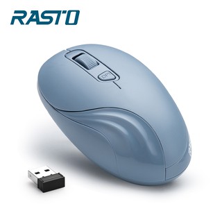 RASTO RM20 三段切換超靜音無線滑鼠-藍 現貨 廠商直送