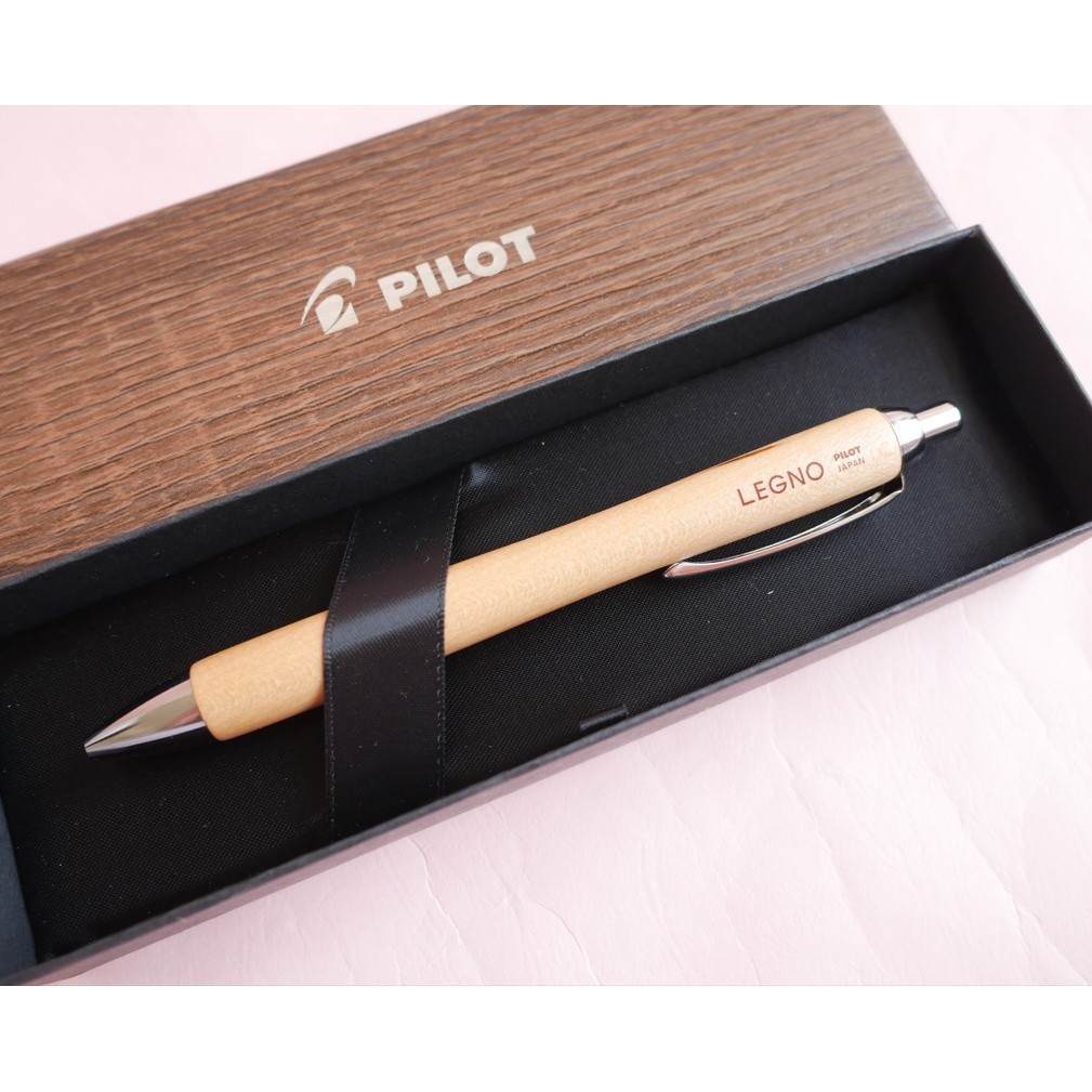 PILOT 百樂 LEGNO 木質輕油筆 0.7mm BLE-1SK 原木輕油筆 鋼珠筆 二手