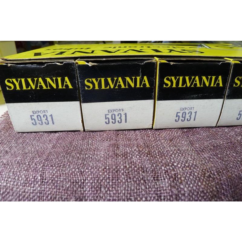 美國真空管 Sylvania 5931=5U4G=5Z3P 全新原盒