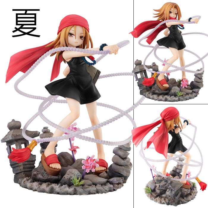 《夏本舖》代理 Lucrea  通靈王 通靈童子 恐山安娜 美少女 頭巾 老闆娘 能力者 念珠 招式 戰鬥 洋裝 台座