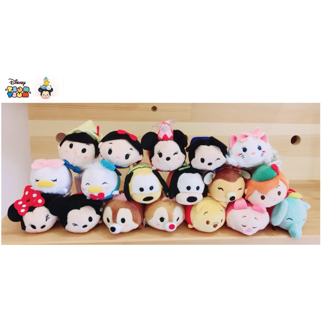 【彩購屋】現貨 日本 Disney 迪士尼 滋姆滋姆 米奇 米妮 奇奇蒂蒂 維尼熊 小豬 小飛象 玩偶 娃娃 疊疊樂