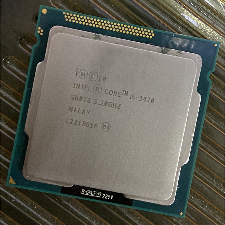 二手良品 INTEL i5-3470 CPU 處理器 LGA 1155 三代 掉一顆電容