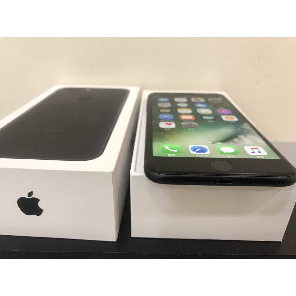 ∞美村數位∞Apple iPhone 7 plus 霧黑 128G 5.5吋 二手機 機況佳 保固至106/12/26