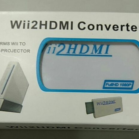 Wii  Wii AV轉HDMI高清轉換器 HDMIi轉接器高清輸出 Wii2HDMI 最新版