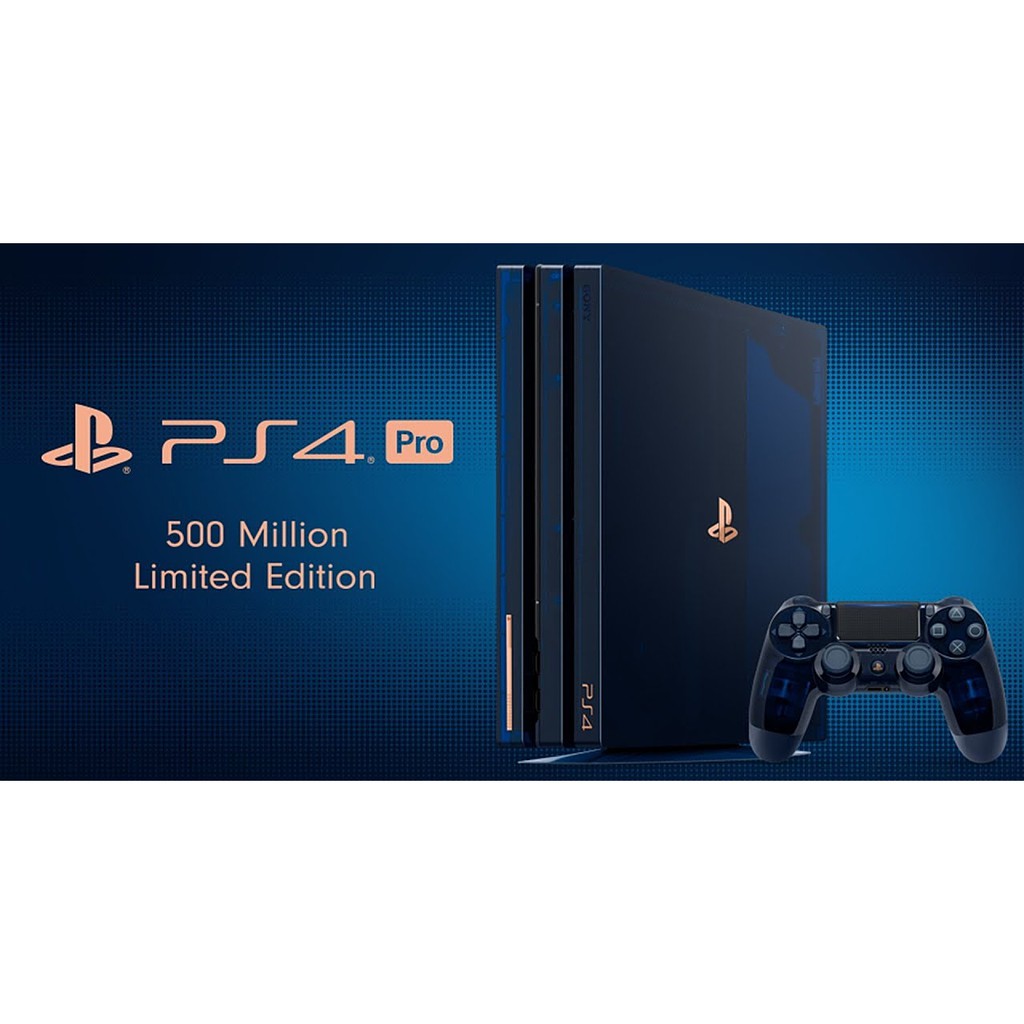 Sony PS4 Pro 500 Million Limited Edition 2TB 4K 5億台紀念版(深藍透明)