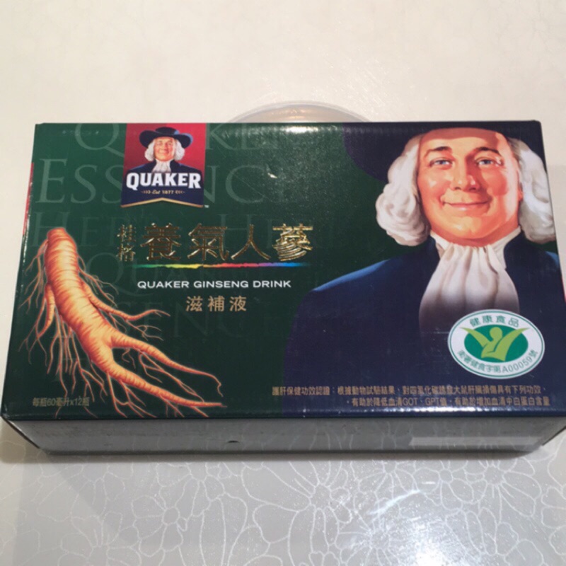 QUAKER 桂格 養氣人蔘 滋補液 60ml*12瓶