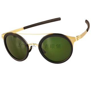 【LOOK路克眼鏡】IC! BERLIN 太陽眼鏡 katharina l. 金 薄鋼