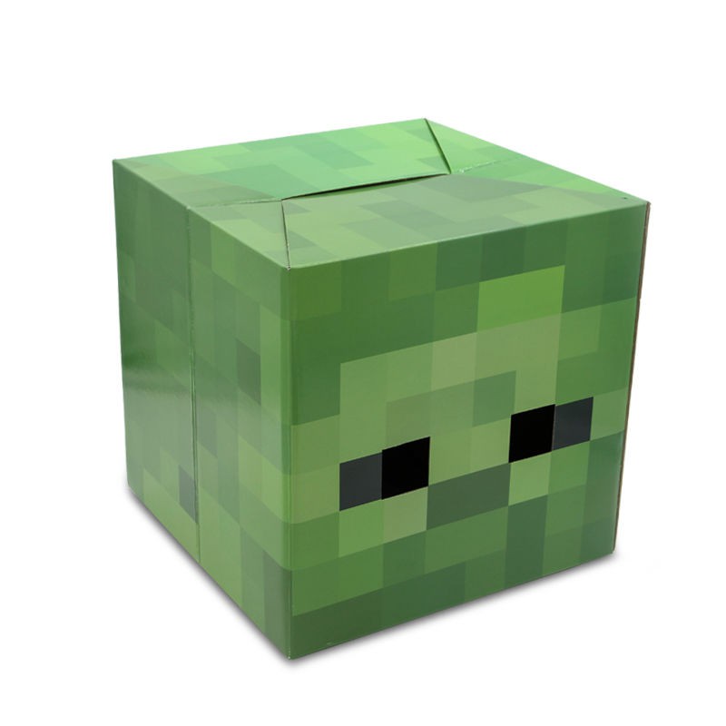 我的世界頭套道具minecraft面具苦力怕史蒂夫僵尸玩具cos人偶周邊 蝦皮購物