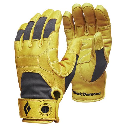 [特價]Black Diamond TRANSITION GLOVES 全指攀岩手套 黃 801849 綠野山房