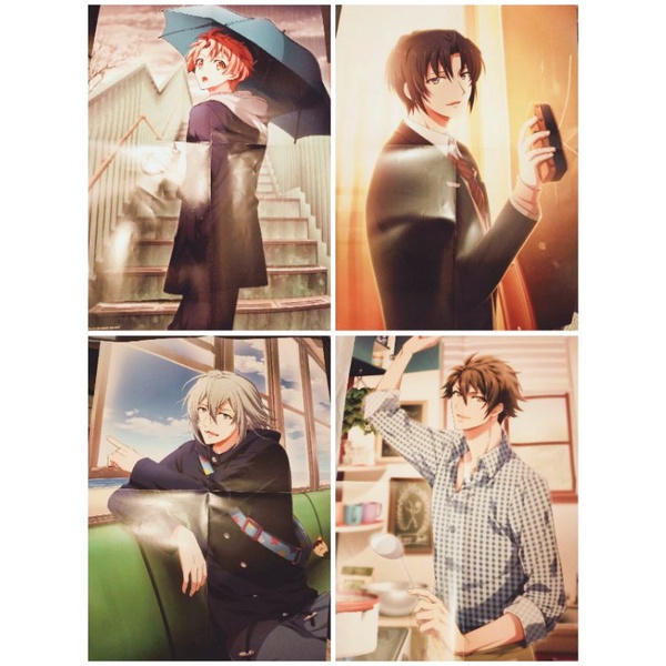絕版idolish7 偶像星願雜誌附錄海報四葉環和泉一織和泉三月trigger 八乙女樂十龍之介 蝦皮購物