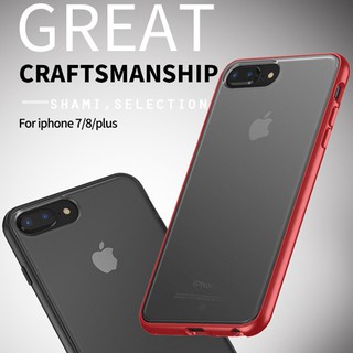 iPaky 霧面質感軟邊框防刮 iPhone SE2 XS MAX XR 6 7 8 6S Plus 手機殼 磨砂殼