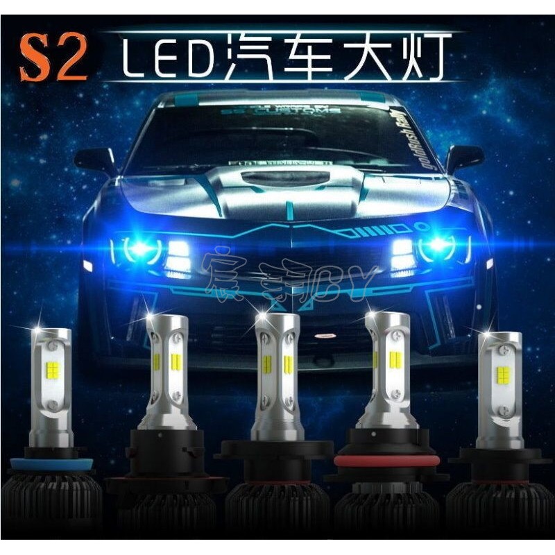 【 宸羽 】免解碼外銷熱賣款8000lm N2 LED大燈風扇LED H1/H3/H4/H7/H11/9005/9006