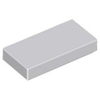 AndyPB 樂高LEGO 淺灰色 平板/平滑片 1x2 [3069] Tile 4211414 3069b