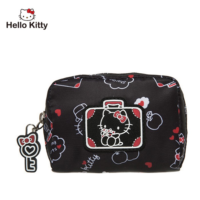 Hello Kitty 凱蒂漫旅-零錢包-黑 KT01T09BK 零錢包