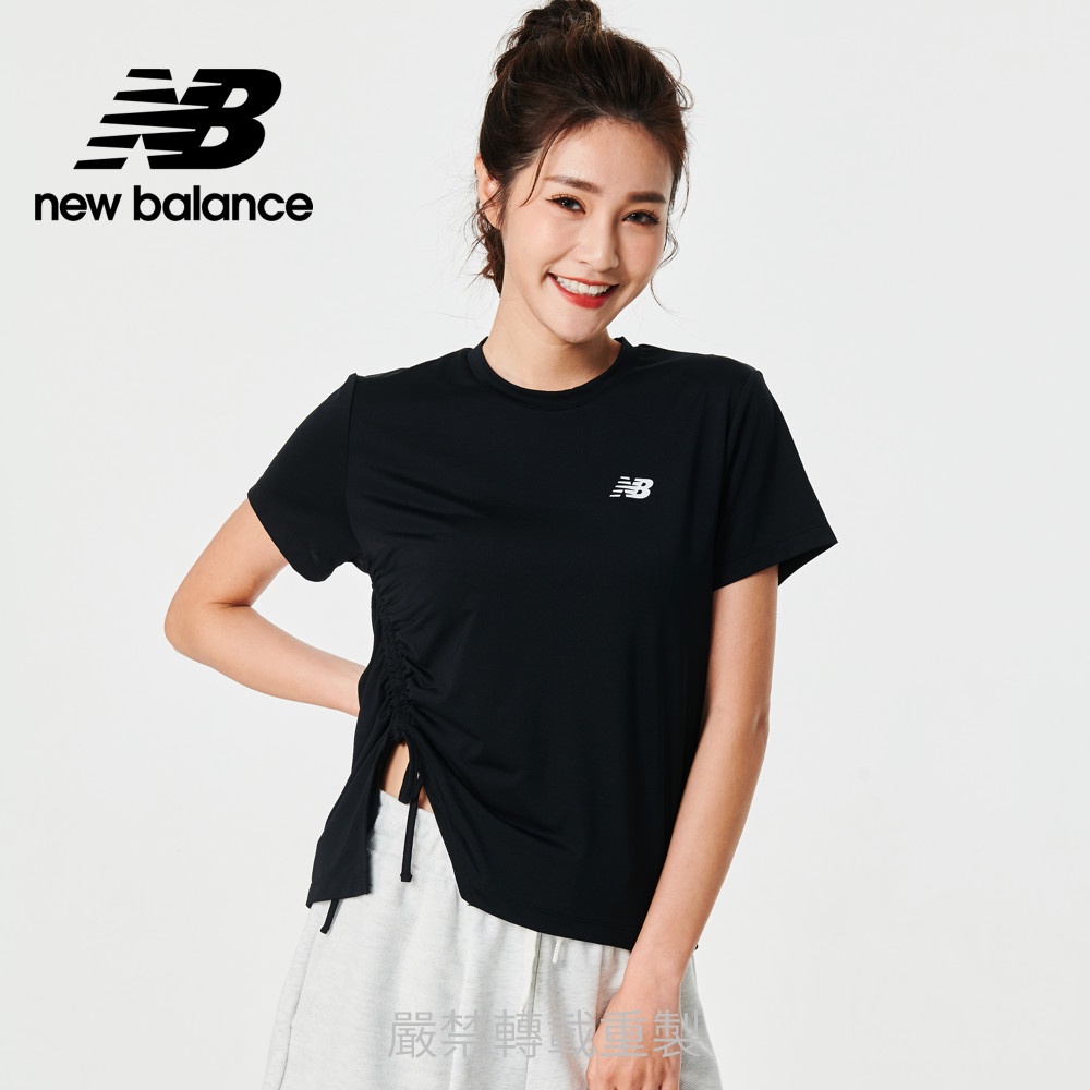 【New Balance】 NB DRY短袖T_女性_黑色_WT23163BK