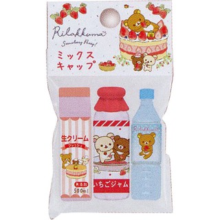 Rilakkuma 懶懶熊 拉拉熊 牛奶熊 懶熊妹 SAN-X 日本正版現貨 筆套-草莓派對主題