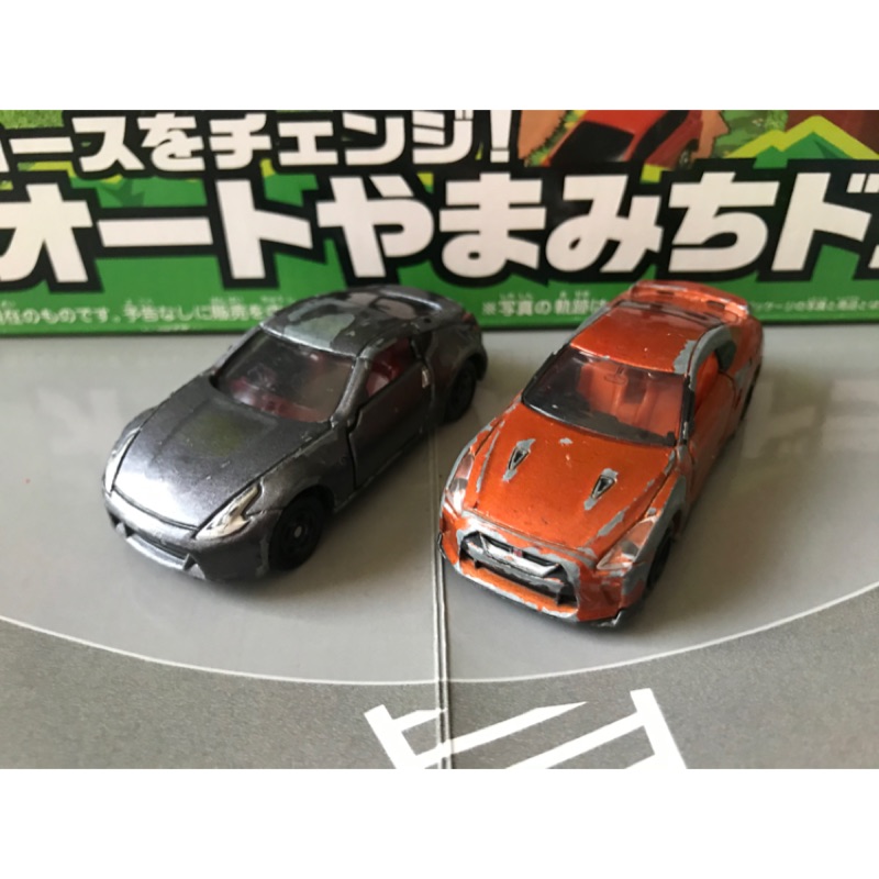 TOMICA 多美小汽車 二手商品 NISSAN GT-R 戰損 無盒