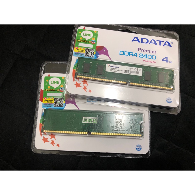 [二手] DDR4 2400 4G 威剛 ADATA RAM 記憶體 8G