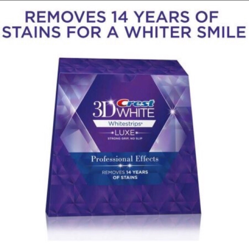 3D Crest專業牙齒美白貼片 七天亮白 七包入