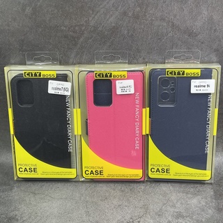 City boss Realme 7 8 9i Realme9i Realme8 手機保護套5G側掀皮套 斜立支架保護殼