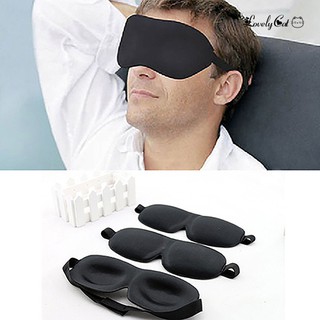 【旅行必备】立體3d眼罩海綿布藝滌綸遮光護眼罩旅行航空睡眠眼罩