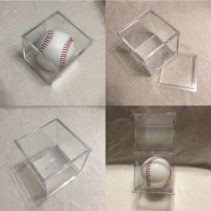  台灣製造 現貨 棒球盒 收納盒 壓克力 棒球 收藏盒 空白棒球 簽名棒球 棒球框 紀念球 壓克力盒