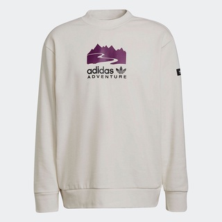 ADIDAS SWEAT CREW 男圓領套頭衫 H09108 白