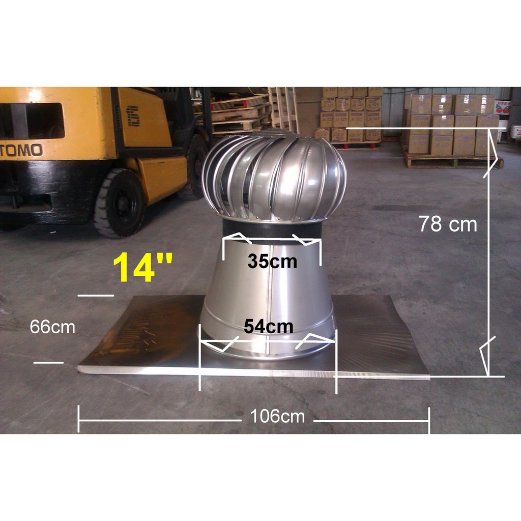§排風專家§ 14吋 16吋通風球, 排風球, 通風器 適用於各種屋頂通風散熱