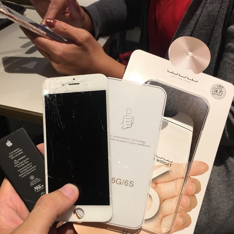台南手機現場維修不用等 iPhone 蘋果 螢幕 面板 電池 破裂 摔機 泡水 i6S i5 i5S