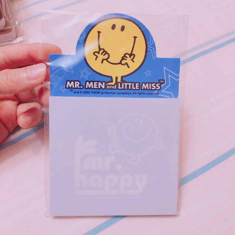 全新 奇先生妙小姐 Mr.Happy 絕版品 便條紙 可愛便條紙