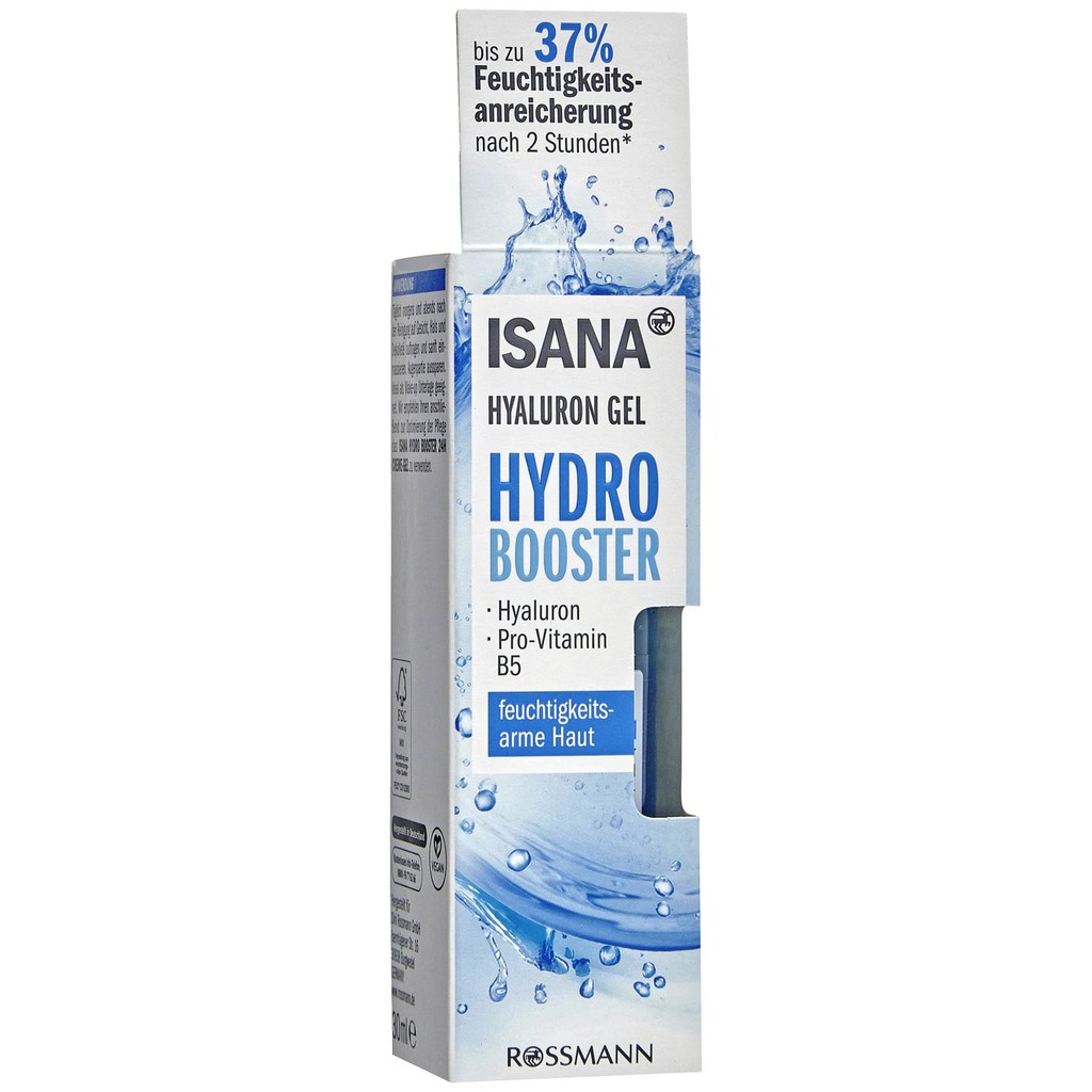 Über 德國 ISANA Hydro Booster Hyaluron Gel 30 ml 保濕凝膠