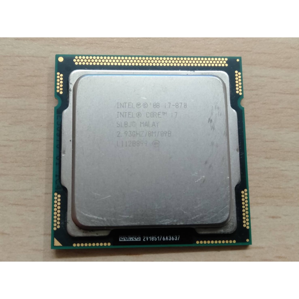 二手 Intel I7-870 CPU 1156腳位 - 店保7天