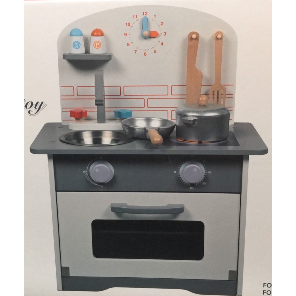 【育兒嬰品社】親子互動廚房 廚具組 木質兒童廚房組