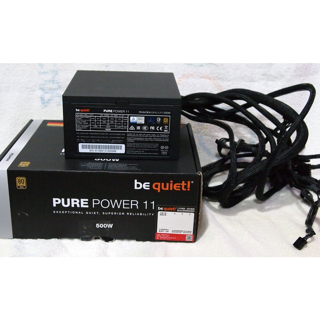 be quiet PURE POWER11 500W (保固內)