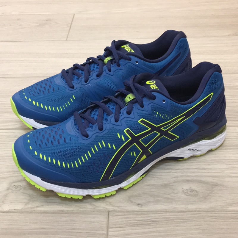 《TNT 5 折出清》ASICS 亞瑟士 GEL-KAYANO 23 男 4E超寬楦 高支撐 慢跑鞋T648N-4907